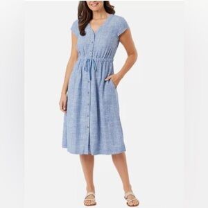 Briggs Women’s Linen Dress Size Medium NWOT